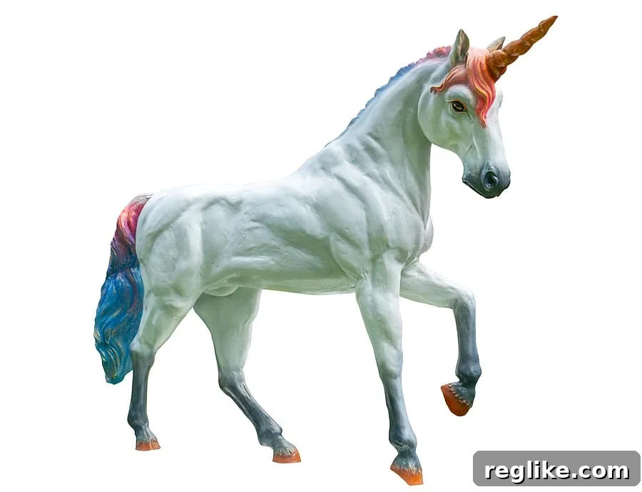 Stanford Study Reveals Unicorns Opt for Shorter Domains 2 Image of a unicorn figurine symbolizing highly valued companies