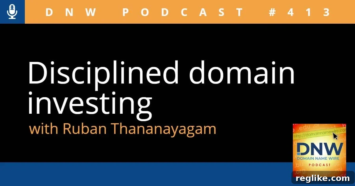 Mastering Disciplined Domain Investing 2 Black background with the words "Disciplined domain investing"