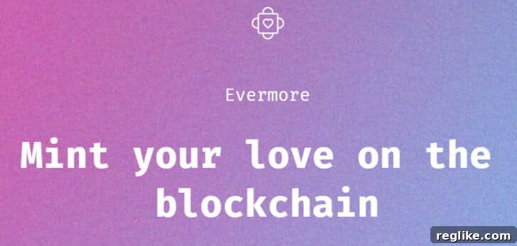 20 High-Value .xyz Domains Launched This Year 16 Evermore.xyz home page screenshot
