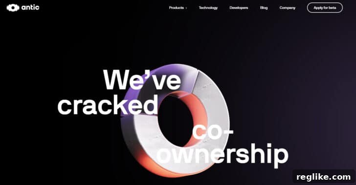 20 High-Value .xyz Domains Launched This Year 21 Antic.xyz home page