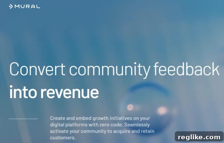 20 High-Value .xyz Domains Launched This Year 10 Mural.xyz home page screenshot