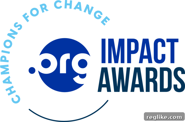 Logo for .org impact awards