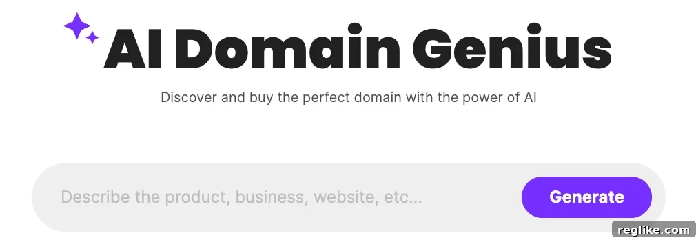 My AI Domain Name Muse 2 AI Domain Genius logo