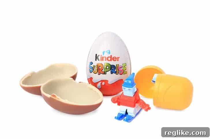 Ferrero Exits Two Top Level Domains 2 Picture of Kinder Surprise chocolate egg with toy