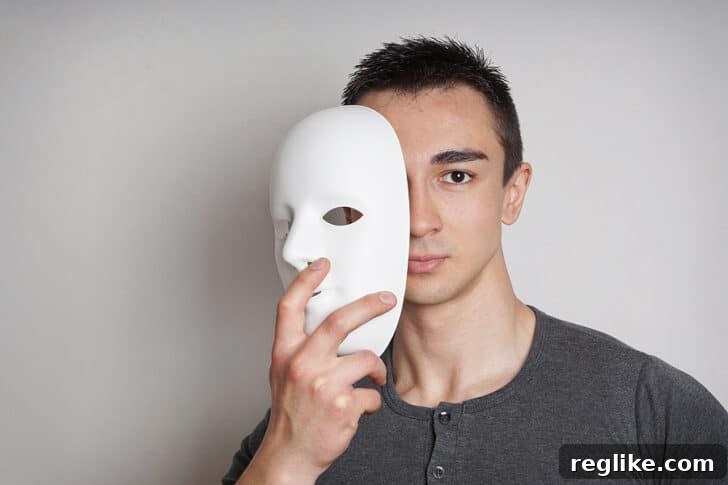Court Partially Unveils Domain Investor's Identity 2 Man removing a mask to reveal his identity