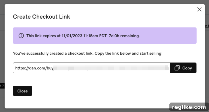 Afternic Introduces "Bring Your Own Sale" Links for Extended Payment Plans 2 Afternic checkout link for selling domains off platform