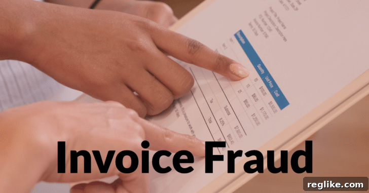 Peraton Fights Back Against Cybersquatting Following Invoice Scam 2 Invoice fraud concept: Two fingers pointing to line items on an invoice.