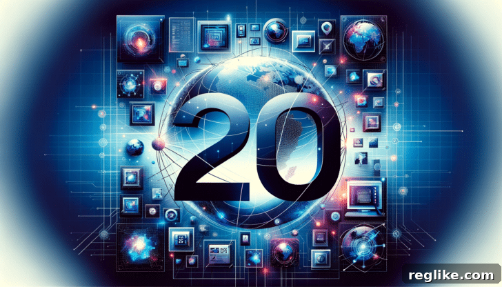 Top 20 Domain Registrars Across All ICANN TLDs 2 The number 20 over a globe image with multiple screens and internet icons