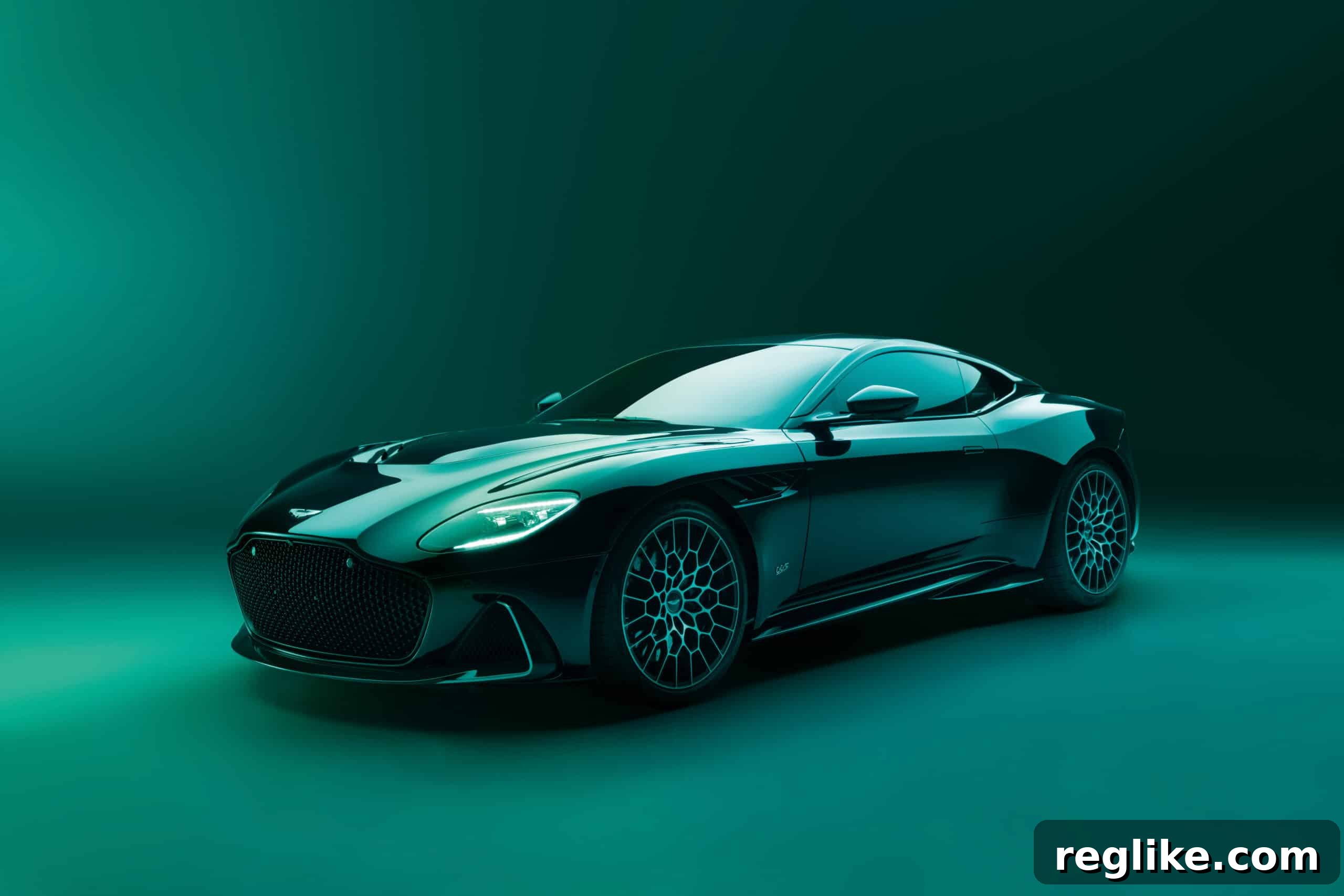 Aston Martin Secures .ai Domain After Dispute 2 Aston Martin DBS 770 image on green background