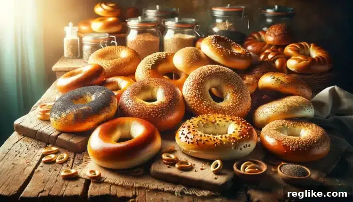 15 End-User Domain Sales Hitting the Half-Million Mark 2 Picture of many types of bagels on a butcher board.