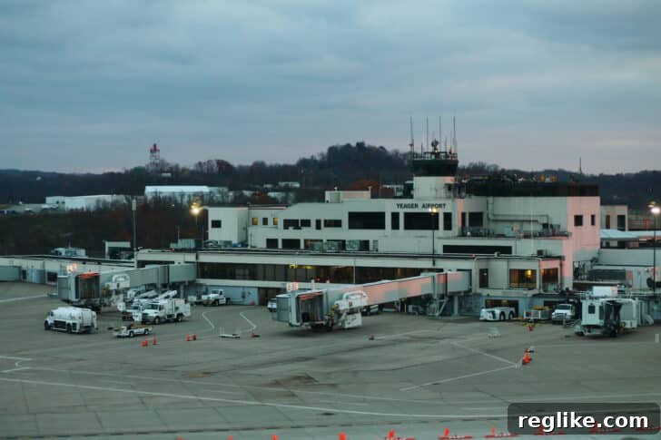 Picture of Yeager airport in West Virginia