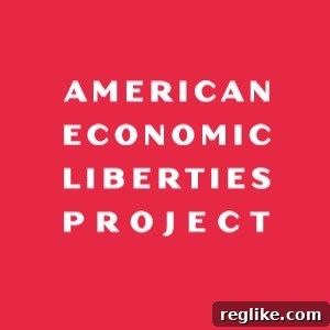 Groups Urge US to Take Down Verisign Cartel 2 Logo with the words "american economic liberties project"