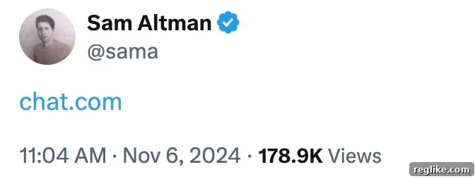 Sam Altman tweet