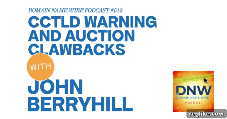 CCTLD WARNING AND AUCTION CLAWBACKS