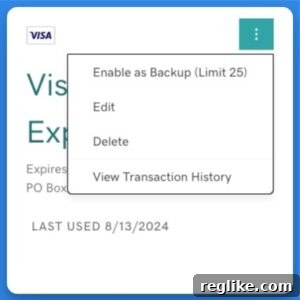 Ensure Uninterrupted Service: Add a Backup Payment Method on GoDaddy 2 GoDaddy payment methods with option to set as backup