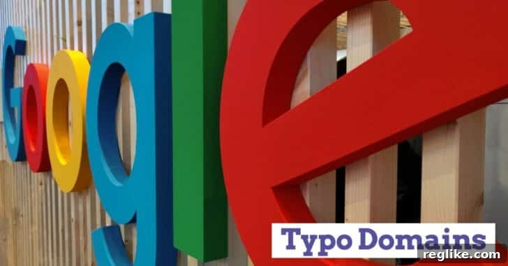 Google Registers Hundreds of Typosquatting Domains 2 Google signage with logo, representing Google's brand protection efforts against cybersquatting and typo domains.
