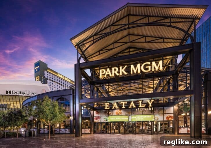 Park MGM Las Vegas Lands ICA 2026 Meeting 2 Front image of Park MGM hotel