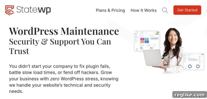 Aligning Our Web Presence with New Business Objectives 2 StateWP website