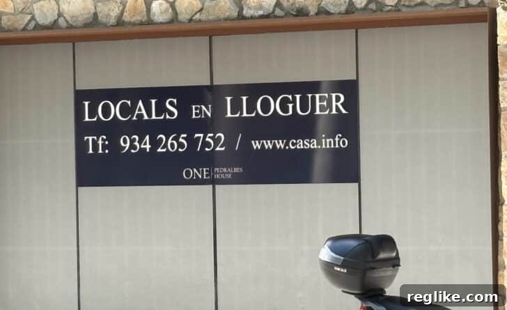 Spain: Sights and Sites 8 A sign with the domain casa.info