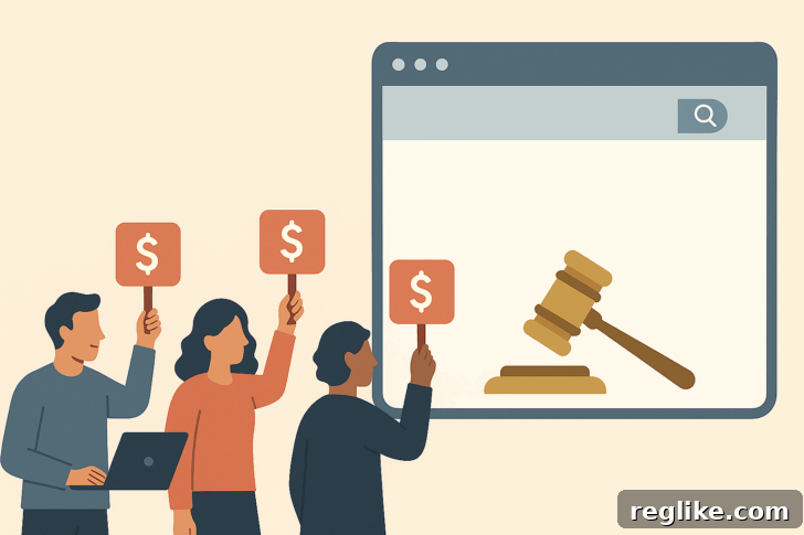 People actively bidding in an online domain auction, showcasing dynamic market engagement