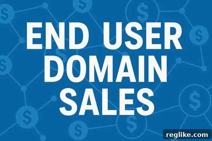 Y Combinator Startup Drives $50K End User Domain Sales 2 End User Domain Sales on a graphic with dollar signs connected via lines