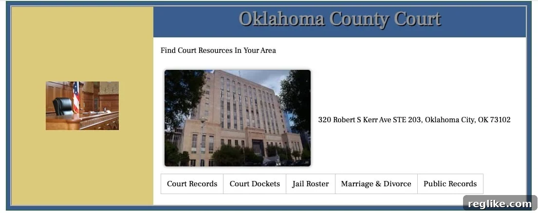 An image depicting a screen that reads 'This website is not run by the actual court,' clearly indicating a deceptive online presence. This visual highlights the pervasive issue of unofficial websites mimicking government services to mislead users.