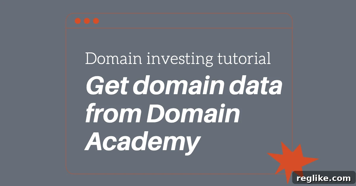Unlocking Domain Insights with Domain Academy 2 Browser box with 'Get DotDB developed domain data for your domains See how similar domains are priced in other extensions Gauge the popularity of a keyword in company names and GitHub projects Use Google search techniques to find developed websites using your keyword'