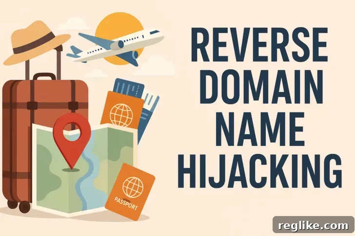 UK Travel Firm Caught in Reverse Domain Hijacking Attempt 2 Suitcase, plane, map