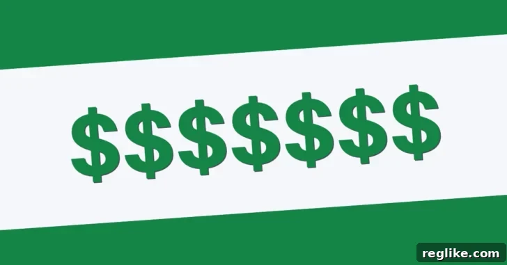Tucows Details Financial Boost from New Registry Customer Wins 2 Bright dollar signs symbolizing financial growth and increased profitability