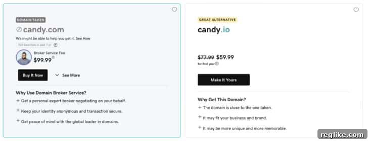 GoDaddy Must Overhaul Its Domain Availability Search 2 GoDaddy search alternative