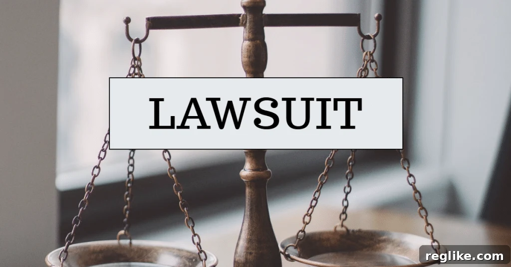 Trademarkia Targets Dharmesh Shah's OnStartups in Expanded Suit 2 Picture of scales with the word "lawsuit" imposted on top in a box