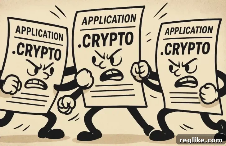 Early Warning Report: Heading Off New TLD Contention 2 Three .crypto applications fighting each other