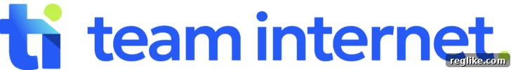 Team Internet Group Mulls Divestment of Domain Assets 2 Team Internet Logo with stylized "ti" and the words team internet in lowercase