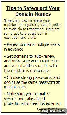 Müşteriler Hata Yapar, Fatura Domain Kaydedicilere Çıkar 2 Domain security tips