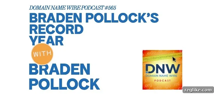 Braden Pollock, Domain Investor