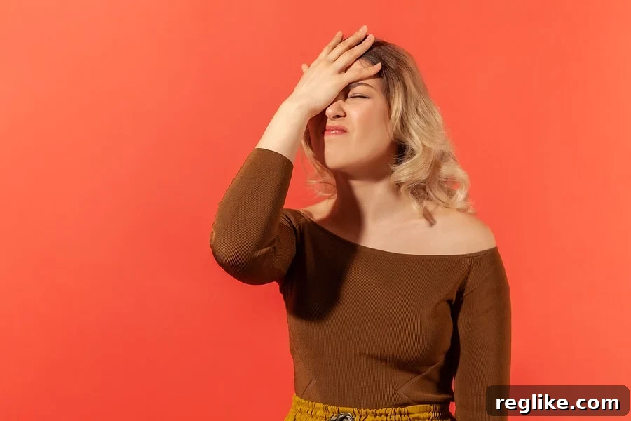 Woman realizing a mistake after rejecting a settlement offer