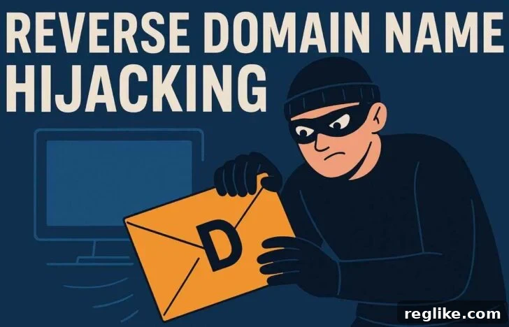 John Berryhill's UDRP Victory: A Pyrrhic Success? 2 Man stealing an envelope with a D on it
