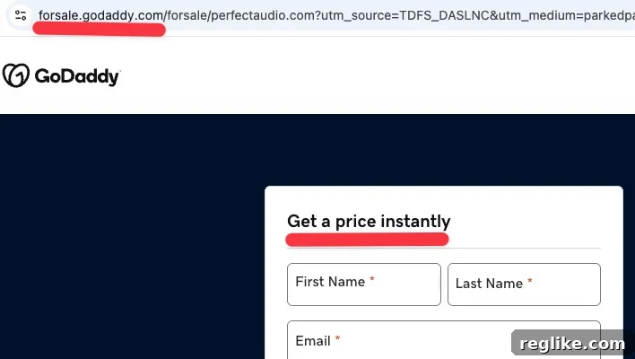 Afternic Revamps Request Price Landing Page 2 Afternic domain landing page request price