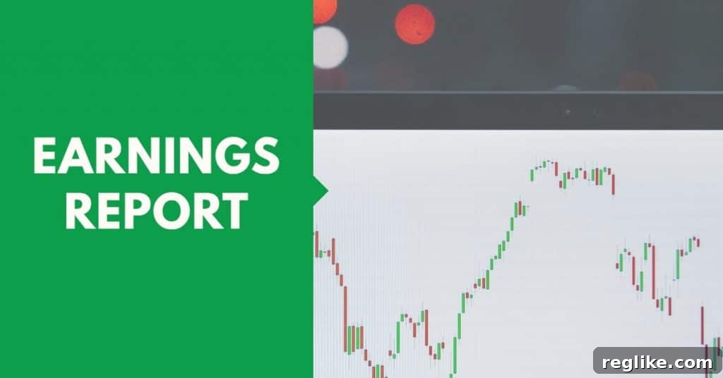 GoDaddy Aftermarket Revenue Climbs 9% as Shares Fall After Earnings 2 Picture of stock chart with the words earnings report