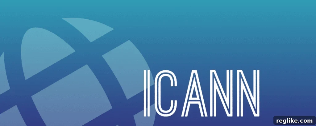 ICANN to Host 2027 Annual General Meeting in Australia 2 Blue background with a white globe and the word ICANN for Internet Corporation for Assigned Names and Numbers